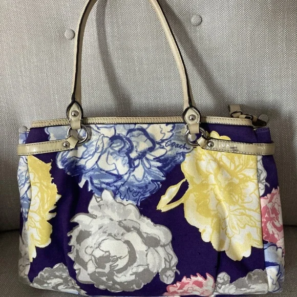 Coach Bag Madison Maggie Kara Floral Hand Bag - Picture 9 of 16
